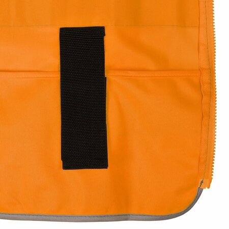 Pioneer Tricot Safety Vest, Orange, 5XL, 2 Stripe V1025150U-5XL